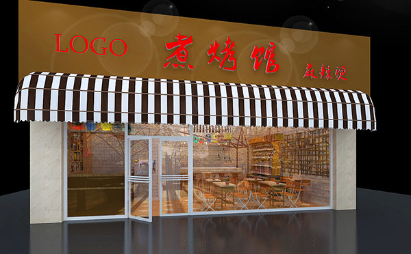 中式火锅店平面布局设计方案