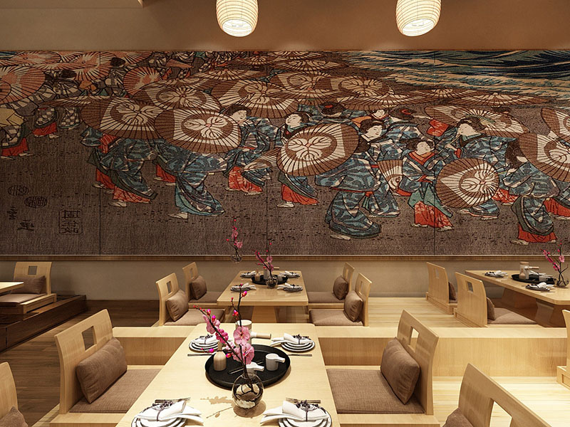 日式餐厅装修效果图